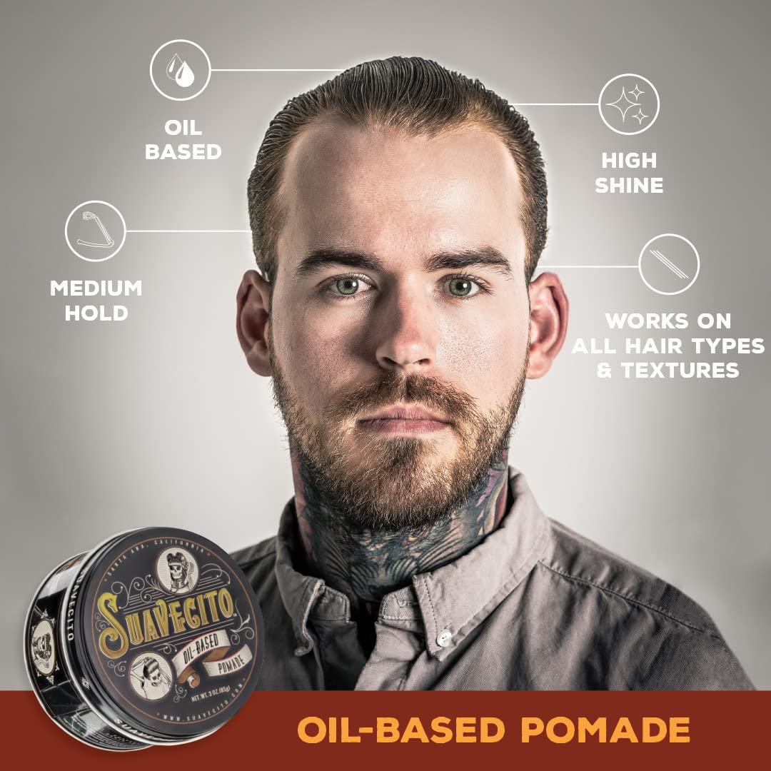 Suavecito closeup texture of pomade showing smooth spreadability benefit
