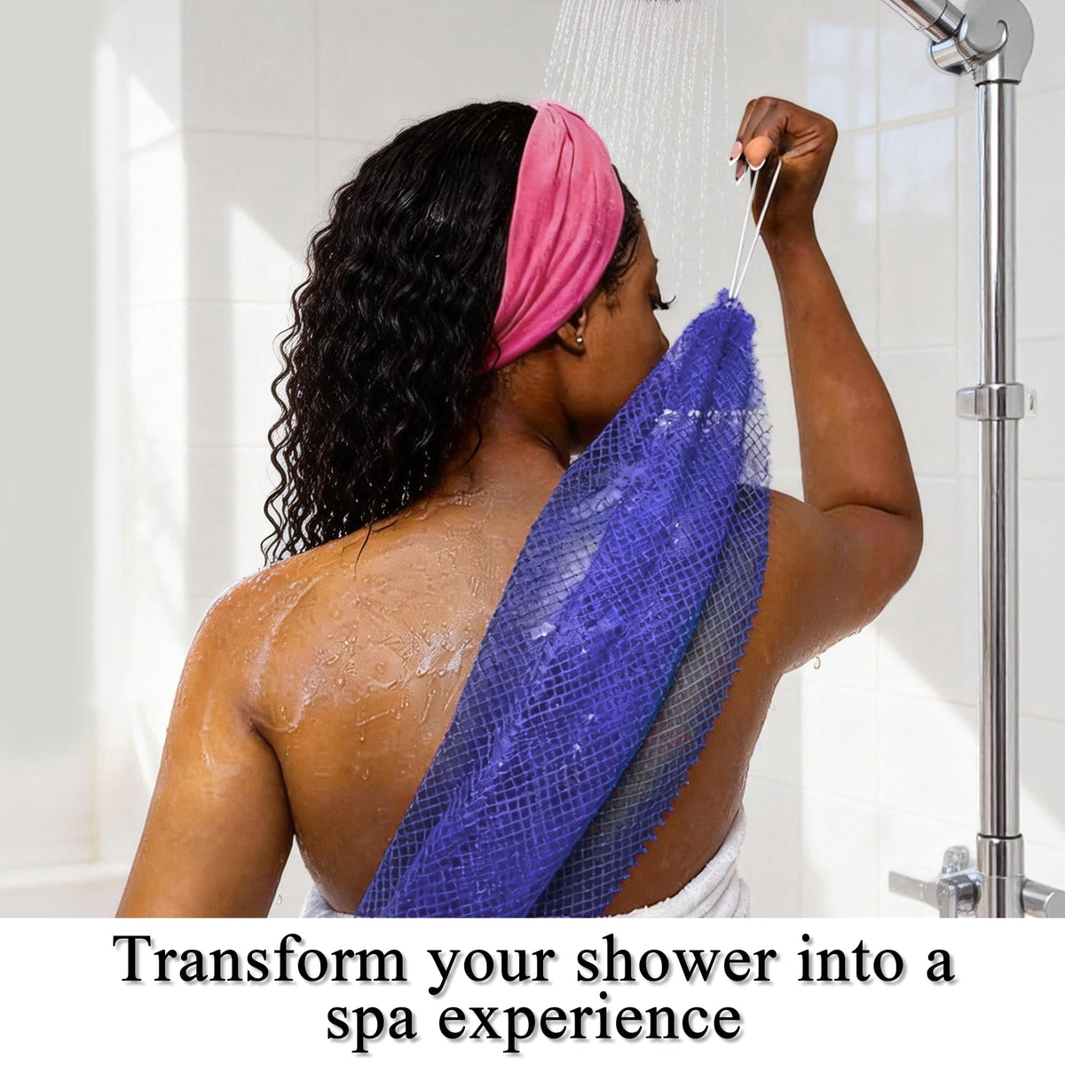 SubSahara sponge creating rich lather in hand for efficient soap use and softer skin