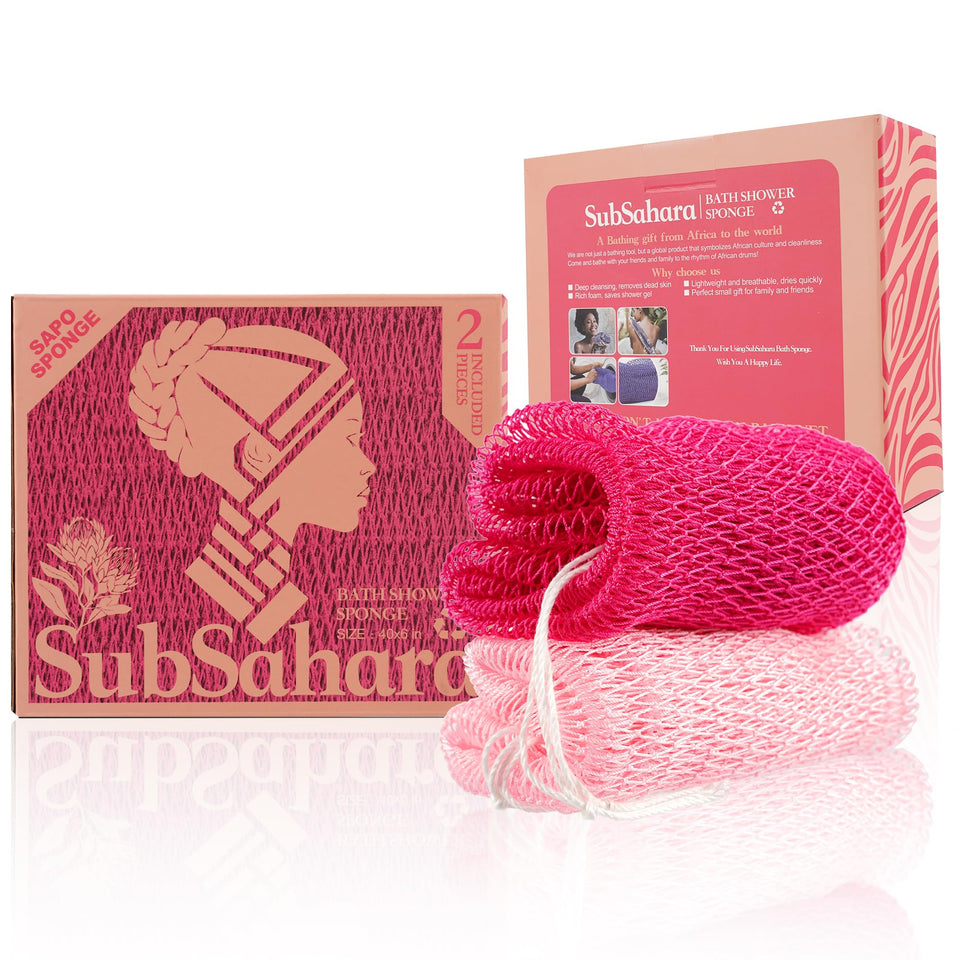 SubSahara front view of two-color sponge pack showing durable design and benefits