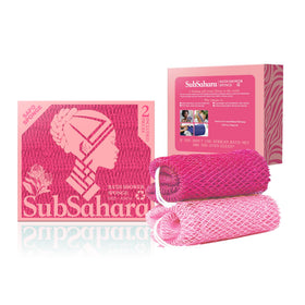 SubSahara dark pink and light pink sponges side by side showing color options