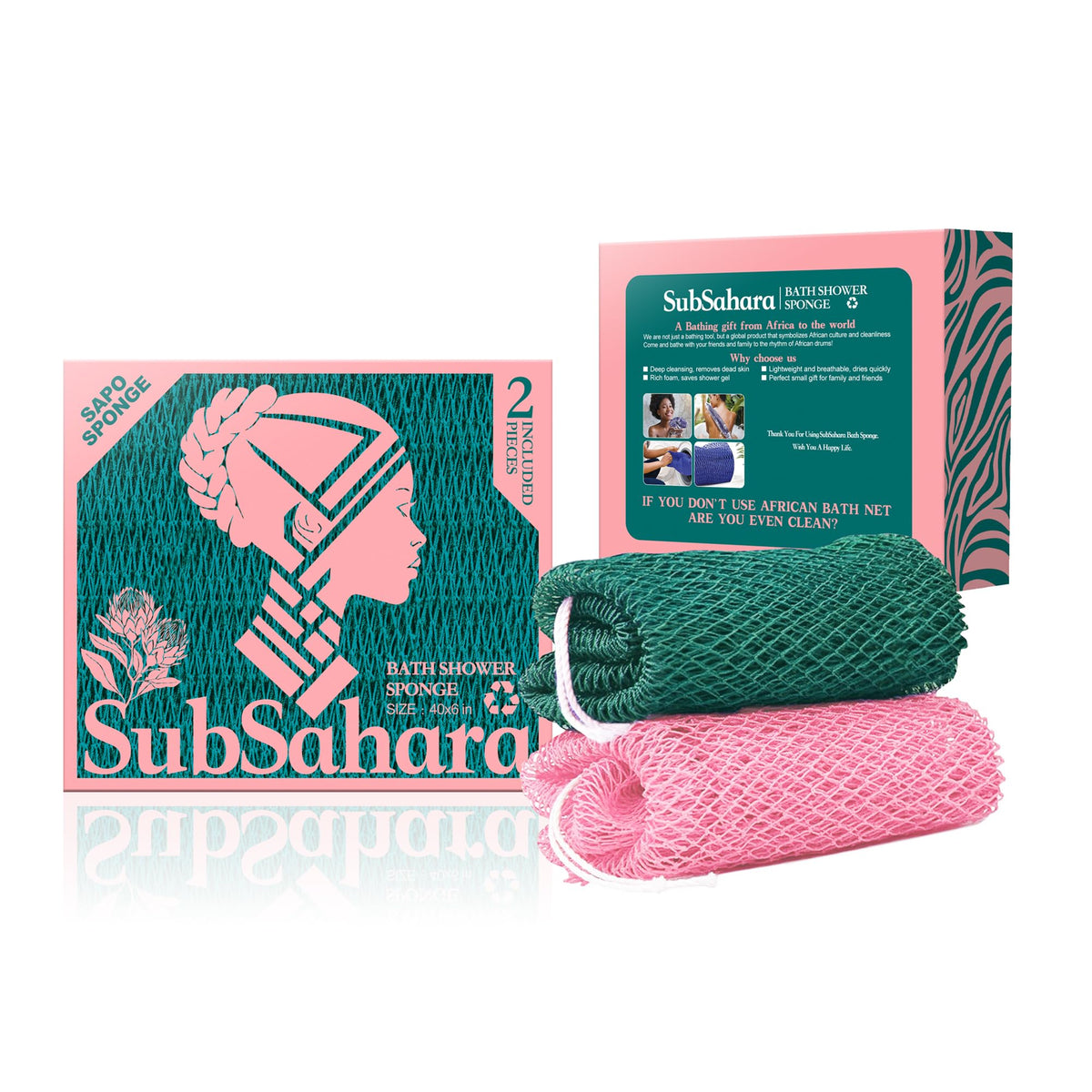 SubSahara two-pack front view showing colors and packaging benefit travel ready