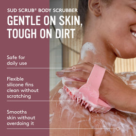 Sud Scrub side profile with strap highlighting secure grip and slip prevention