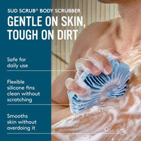 Sud Scrub textured backstrap displaying secure grip benefit
