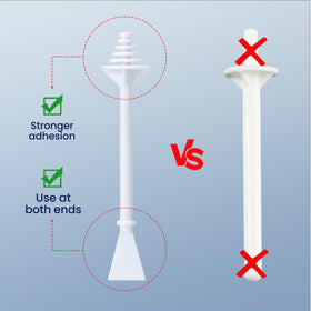 SUERBEATY dual-ended applicator detail for versatile waxing areas