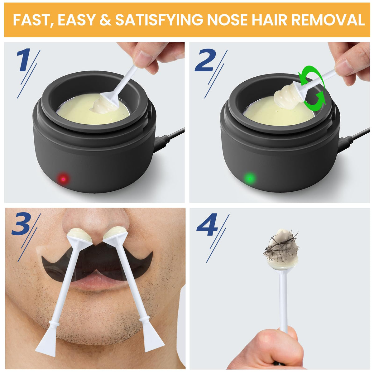 SUERBEATY sticks in travel pouch for hygienic grooming on-the-go