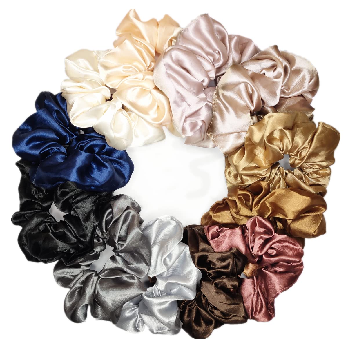 Sufermoe scrunchie securing a ponytail to demonstrate firm hold and reduced creasing
