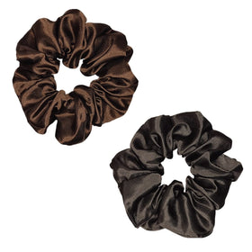 Sufermoe scrunchie size comparison beside hand to show 4.5 inch fit clarity
