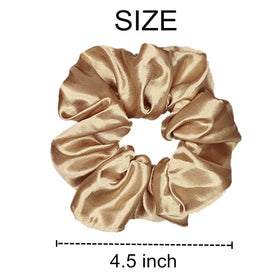 Sufermoe scrunchies stacked on wrist as bracelet for on-the-go styling convenience