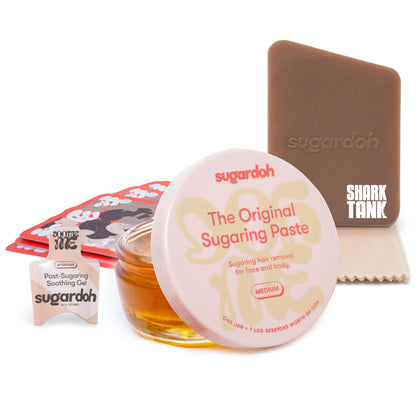 SUGARDOH vintage medium jar front showing product and label for easy identification