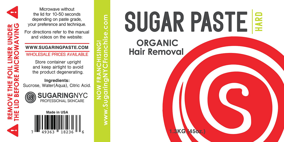 Sugaring NYC open tub showing firm paste texture for superior grip benefit