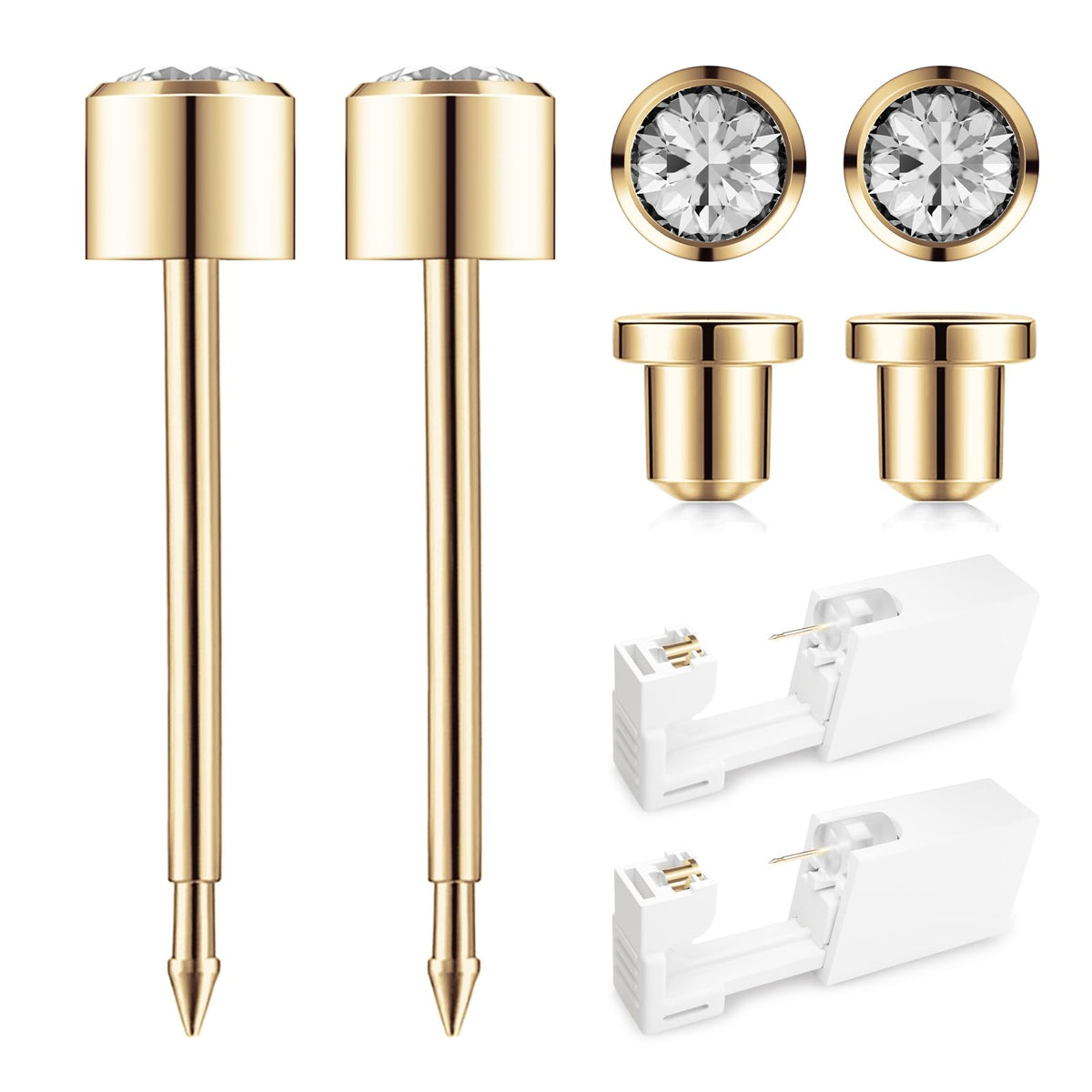 SugarTang front packaging showing kit contents and gold-tone studs for easy selection