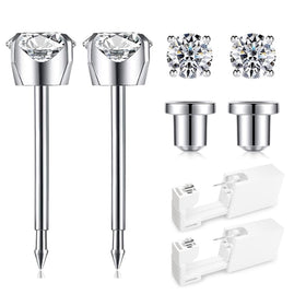 SugarTang front packaging showing sterile disposable ear piercing kit and benefits