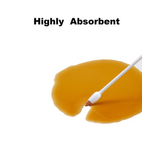SUIZWMOU swab cleaning a piercing demonstrating gentle, lint-free care