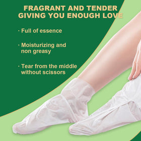 SULADEC foot mask worn during treatment demonstrating convenience