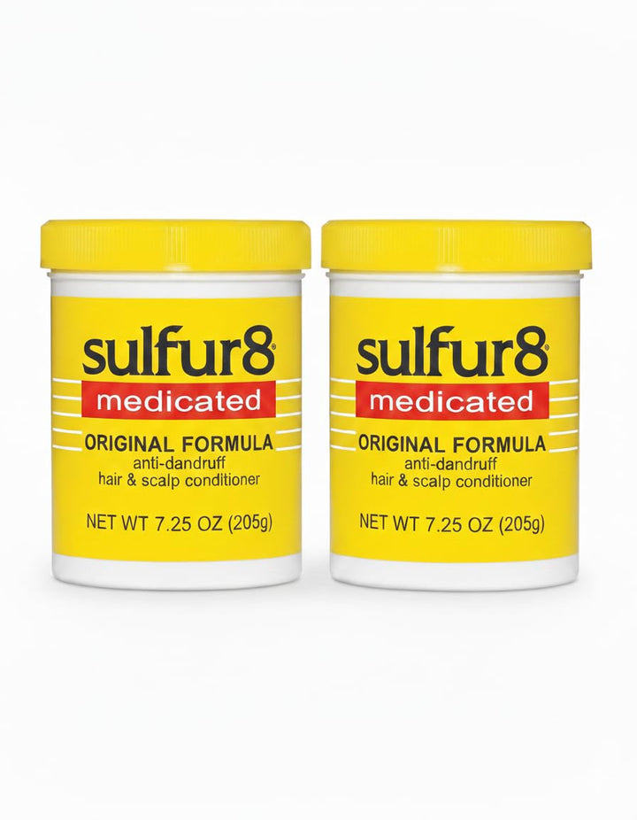 SULFUR8 front packaging of 7.25 oz conditioner showing label and benefits