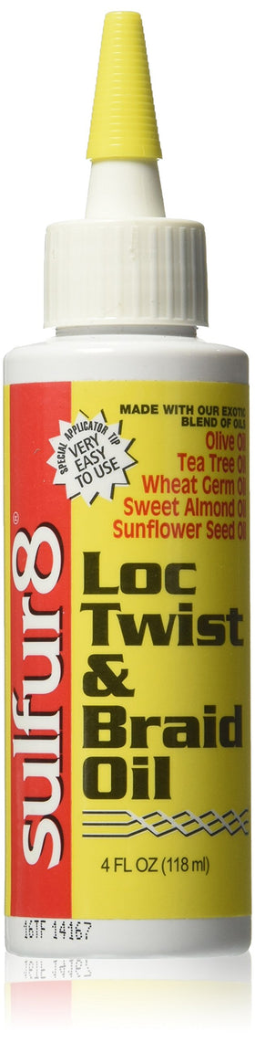 SULFUR8 front bottle shot showing label and 4 oz size, promotes easy styling