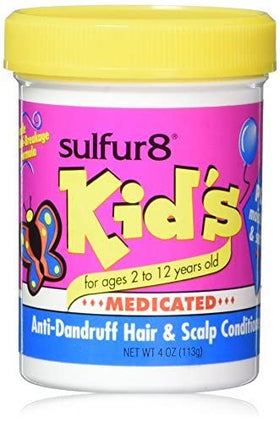 SULFUR8 4 oz conditioner beside a travel bag highlighting compact size for family trips