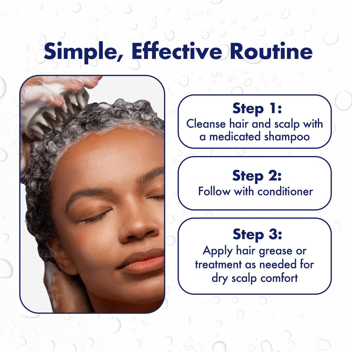 SULFUR8 label close-up highlighting active ingredients for scalp exfoliation