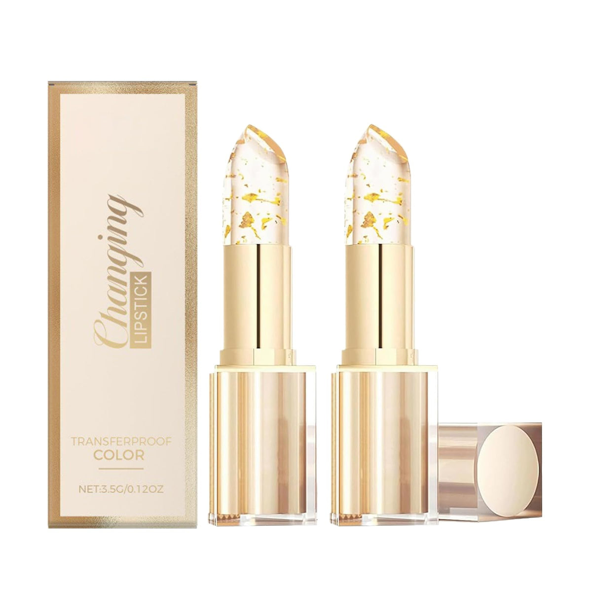 Sulily front packaging showing two color-changing lipsticks and gift-ready presentation