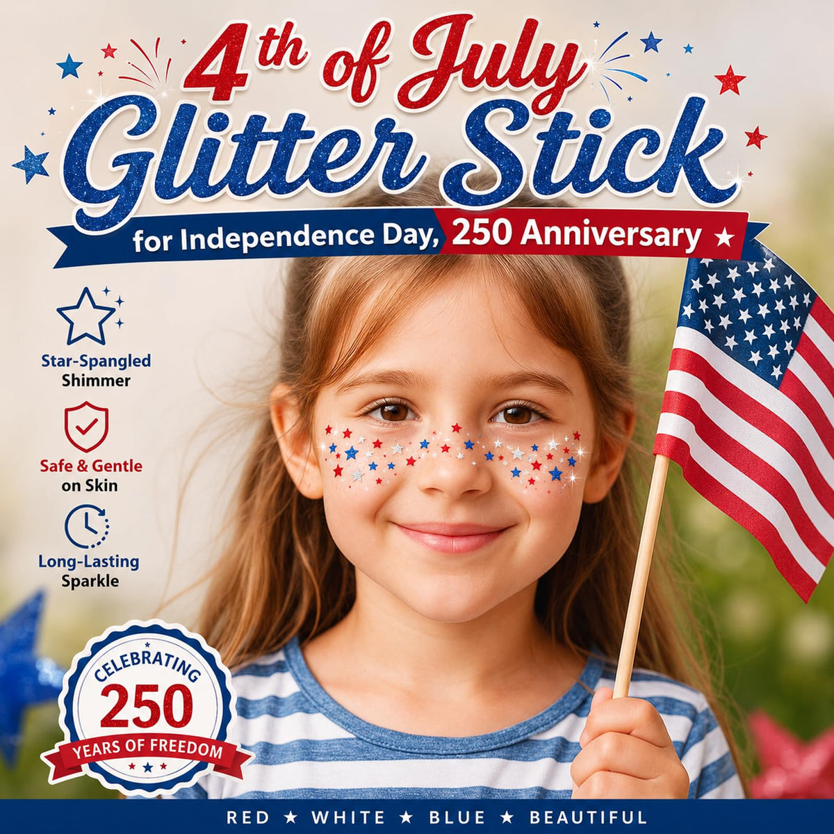 Sulily group wearing glitter at festival illustrating durable outdoor sparkle
