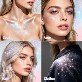 Sulily being sprayed onto hair, brand shows long-lasting festival hold