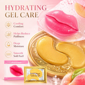 Sulily lip mask being worn at a bachelorette party showing instant pampering benefit