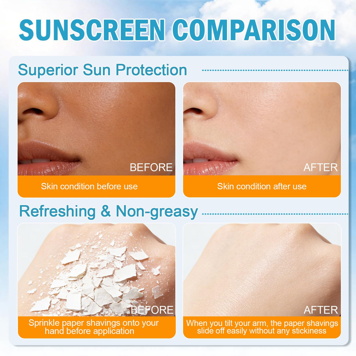 Sulily open sachet with cream visible for quick single-use application