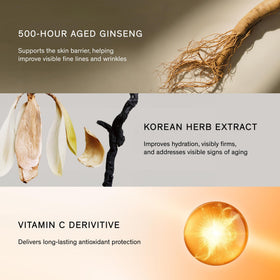 Sulwhasoo serum being applied to damp skin to lock in moisture