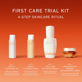 Sulwhasoo cleansing oil drop on hand to remove makeup effectively