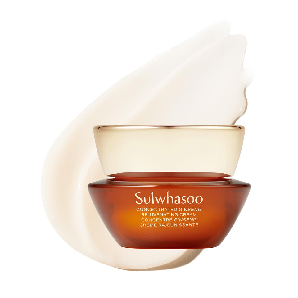 Sulwhasoo jar front view showing premium packaging and luxurious finish