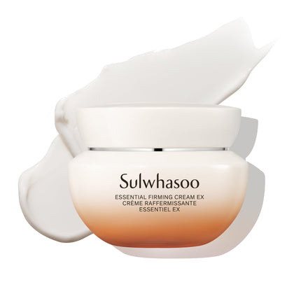Sulwhasoo jar front view showing elegant packaging and firming benefits
