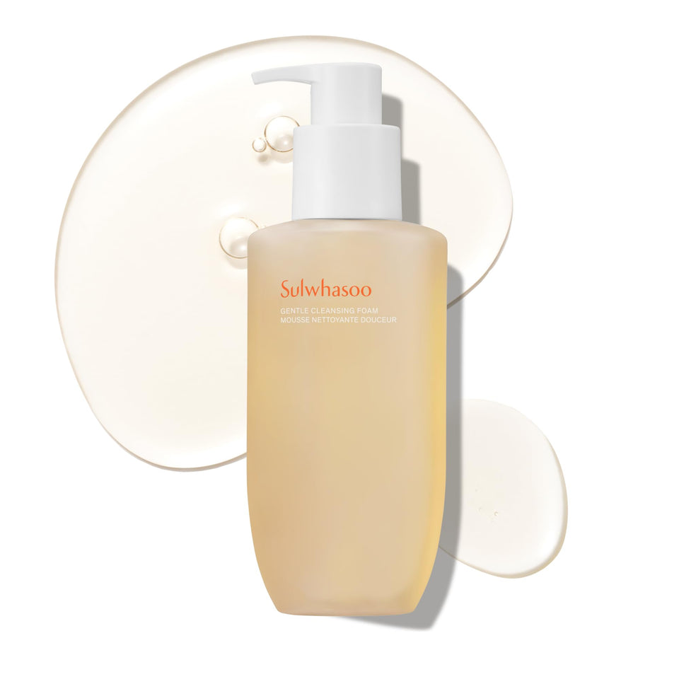 Sulwhasoo bottle front view showing packaging and premium cleanser benefit