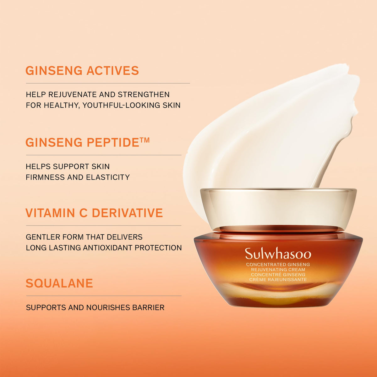 Sulwhasoo open jar with spatula illustrating hygienic application and nourishment