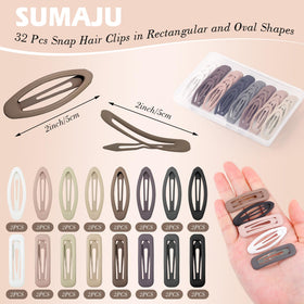SUMAJU close-up of rectangular and oval clips highlighting grip and shape benefits
