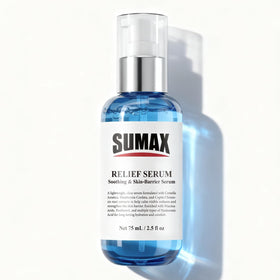 SUMAX relief serum front packaging showing bottle and label for quick ID and benefit