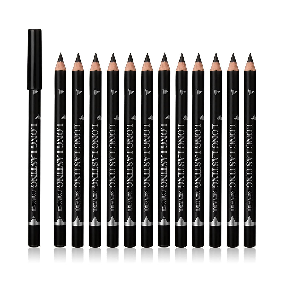 SUMEITANG front packaging showing 12-piece eyebrow pencil set and clear value
