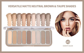 SUMEITANG arm swatches showing nine neutral shades for easy shade selection and combination