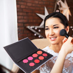 Sumind stickers held in hand to show scale for travel-friendly palette building