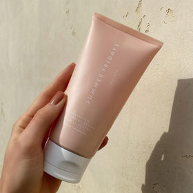 Summer Fridays hand application showing quick absorption and softening effect