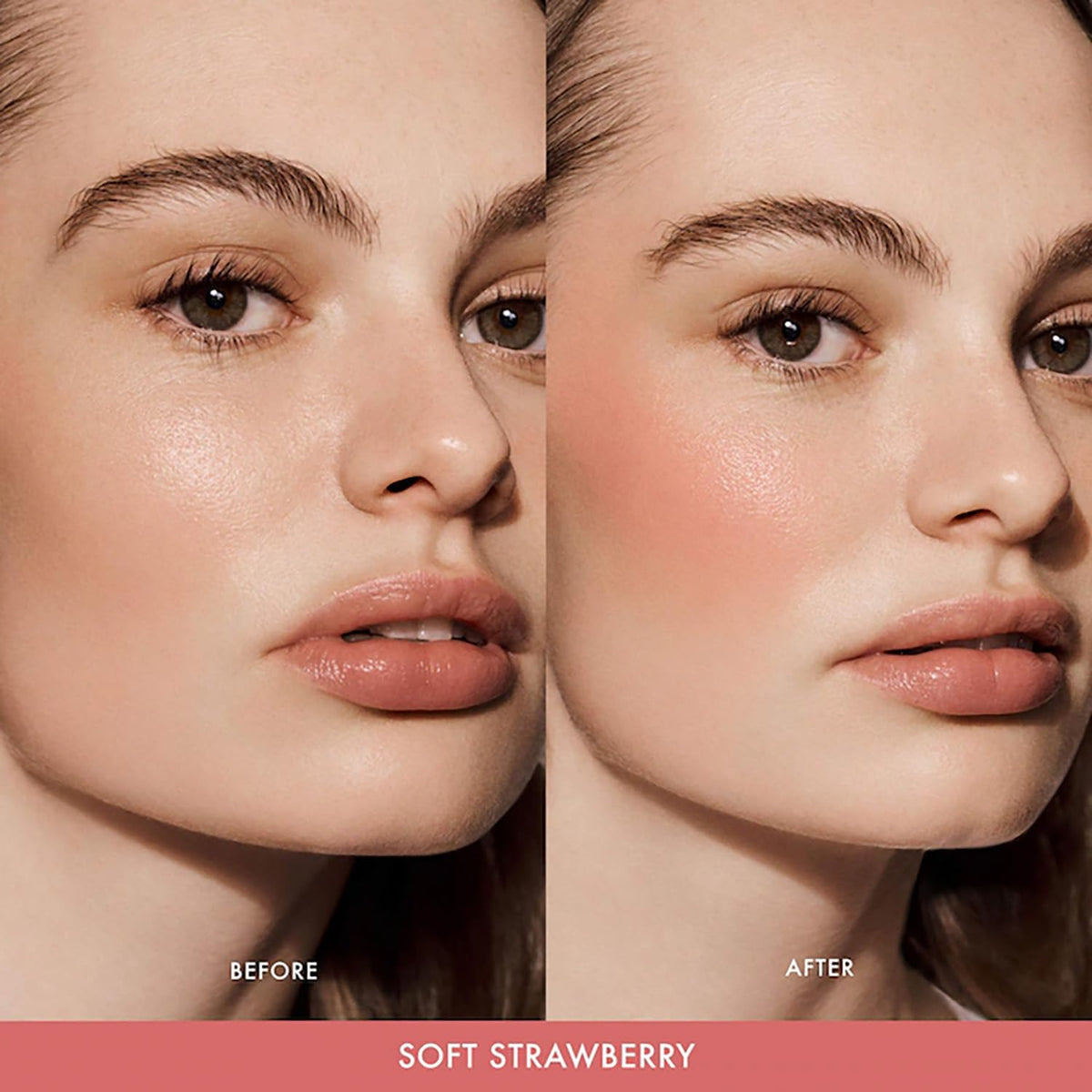 Summer Fridays application with brush demonstrating smooth blend and even finish