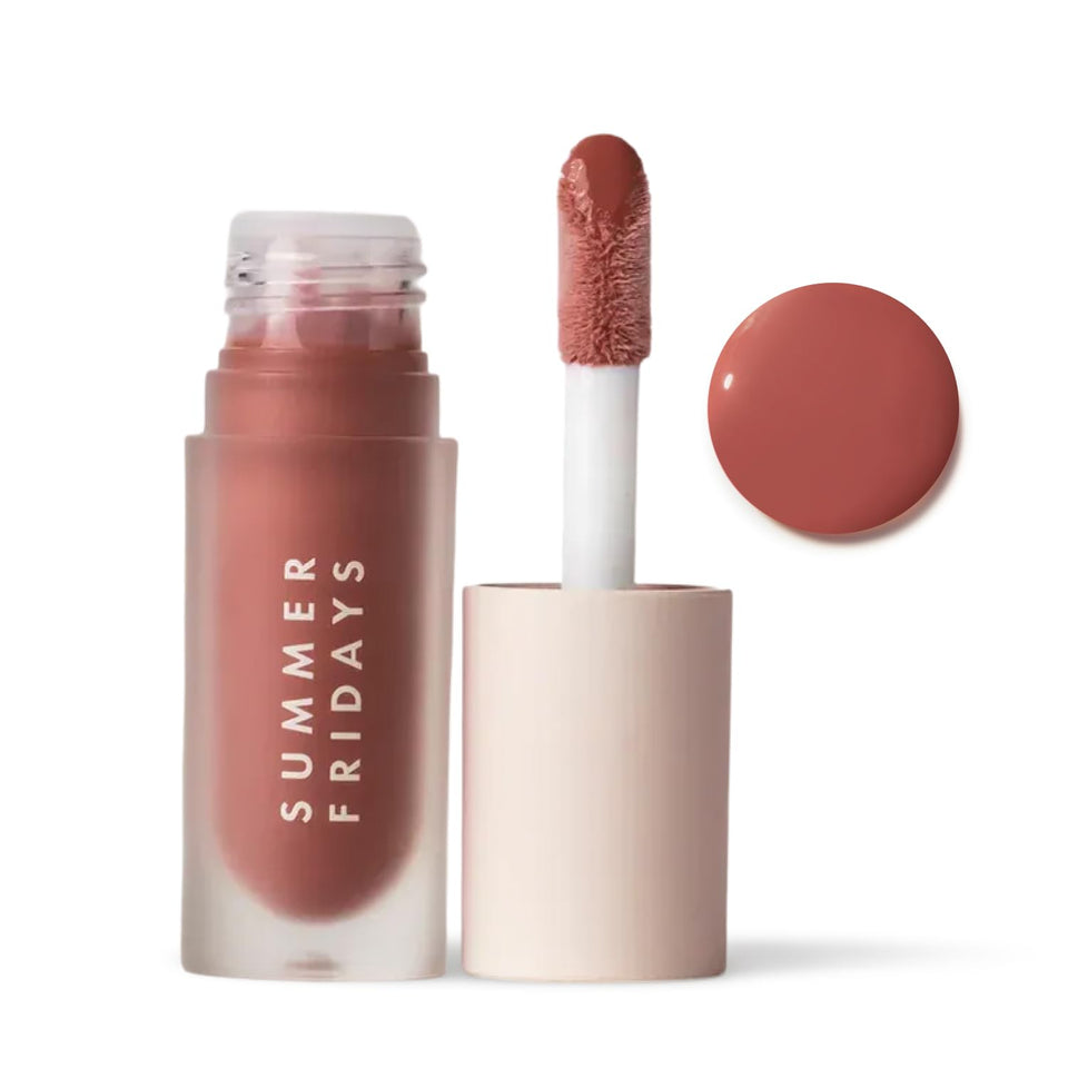 Summer Fridays front tube showing product branding and glossy finish benefit