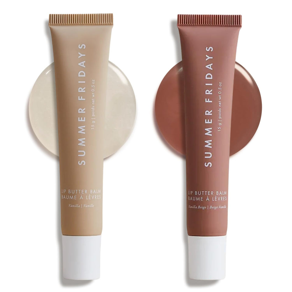 Summer Fridays front packaging gift set showing two balms and presentable design for gifting
