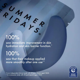 Summer Fridays product label and ingredient list emphasizing active benefits
