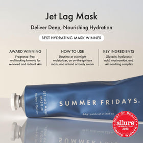 Summer Fridays cream texture close-up demonstrating rich hydrating emollient quality