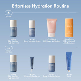 Summer Fridays on bathroom vanity lifestyle shot promoting daily routine ease