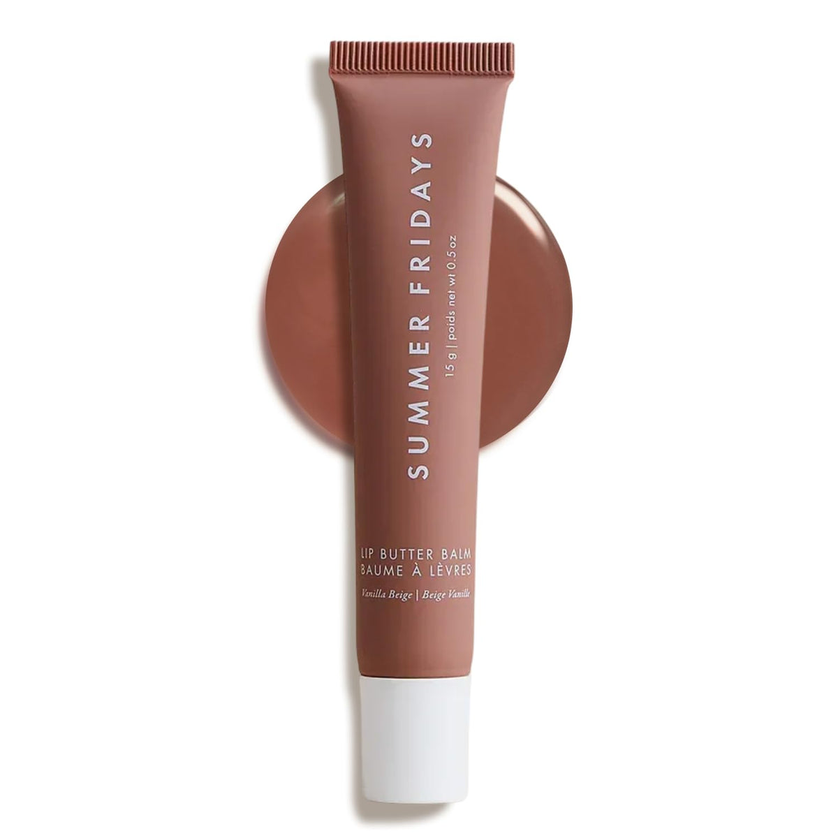 Summer Fridays front tube showing compact portable balm and glossy finish