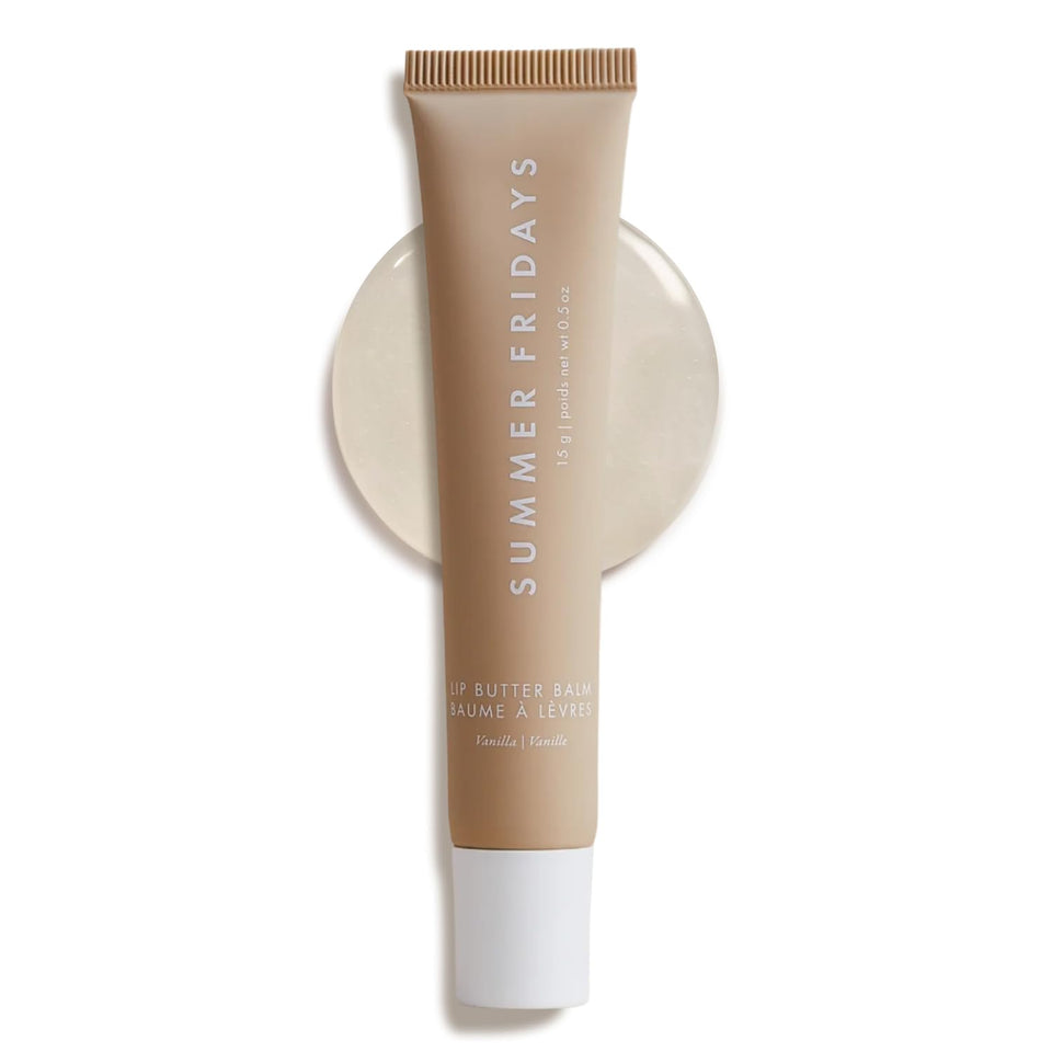 Summer Fridays front tube view showing compact balm and quick hydration