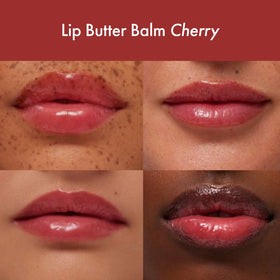 Summer Fridays lip butter in hand comparing size for travel-friendly moisturizing touch-ups