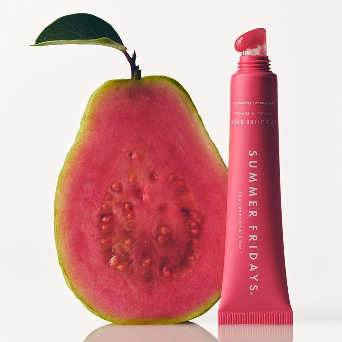 Summer Fridays lifestyle model wear shows natural glossy finish and confidence