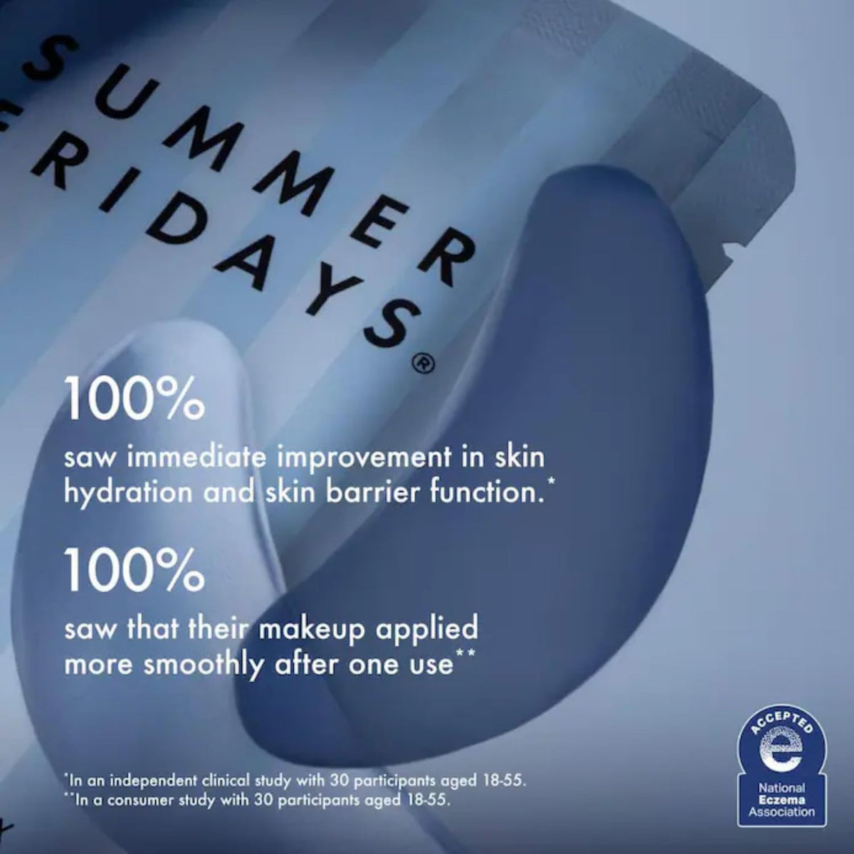 Summer Fridays multiple patches on tray organized for easy daily use
